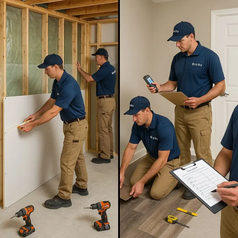 Repairs and Reconstruction process in Haskell, TX